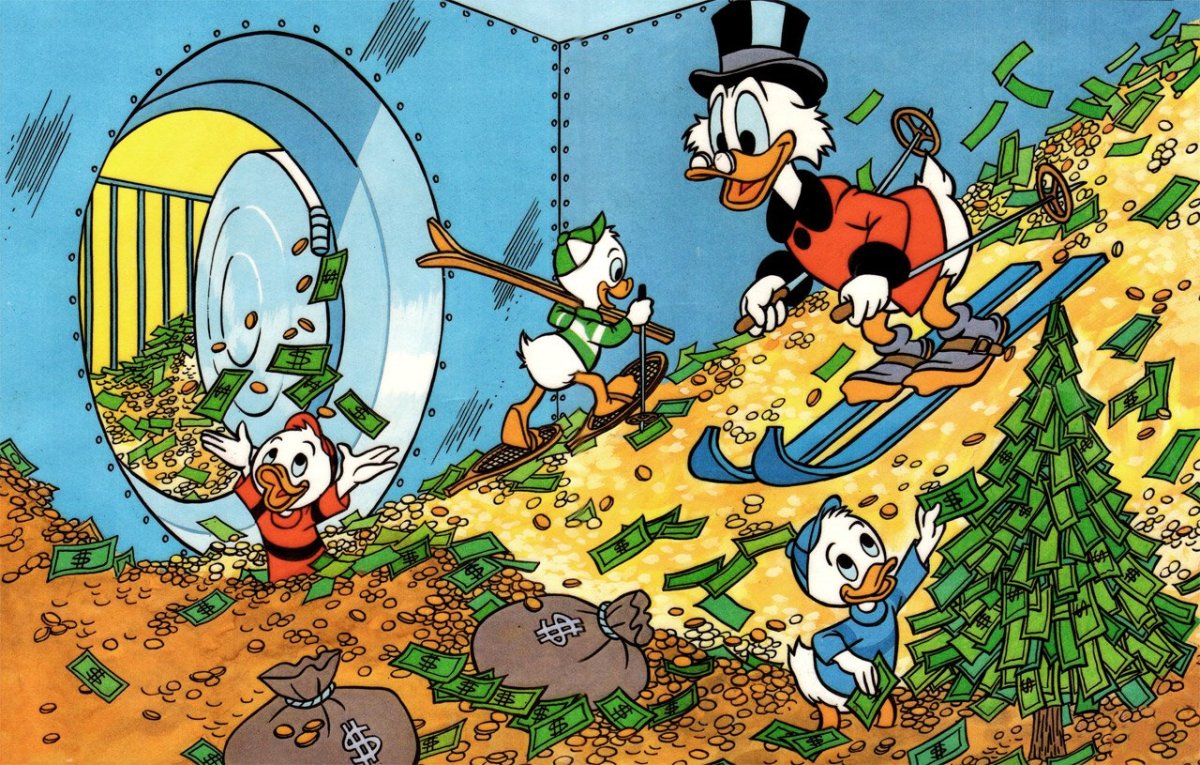Скрудж макдак и деньги