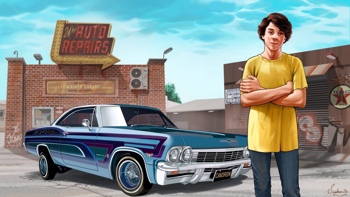 Машина в стиле ГТА