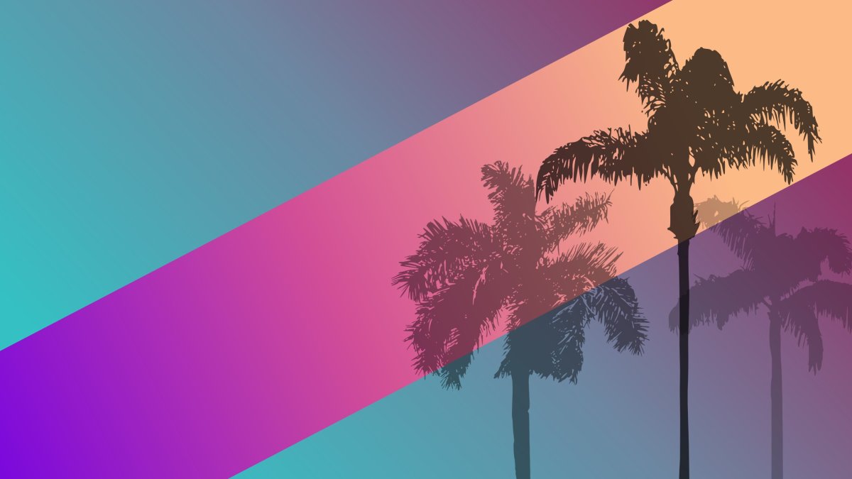 Хотлайн Майами пальмы