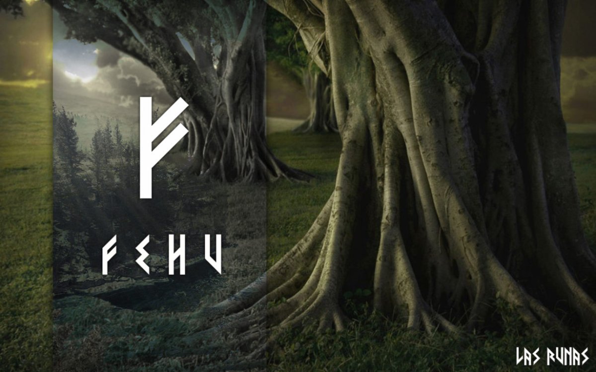 Скандинавские руны Феху