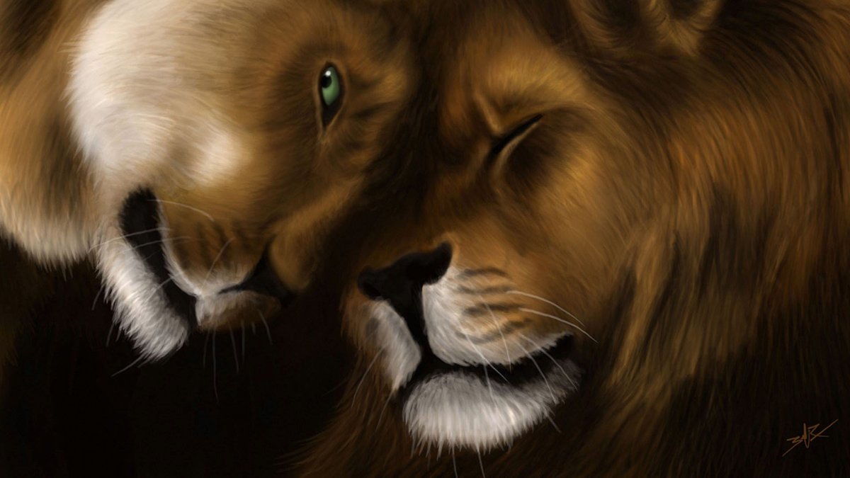 Картинки на рабочий стол Лев