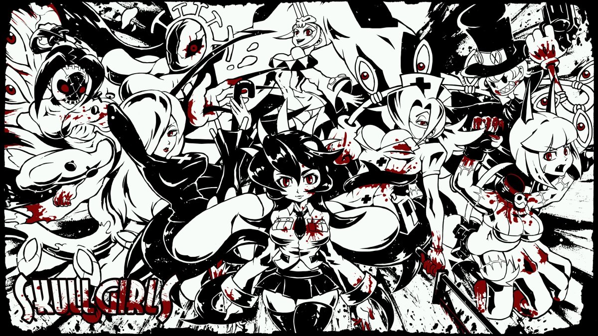 Валентайн Skullgirls арт
