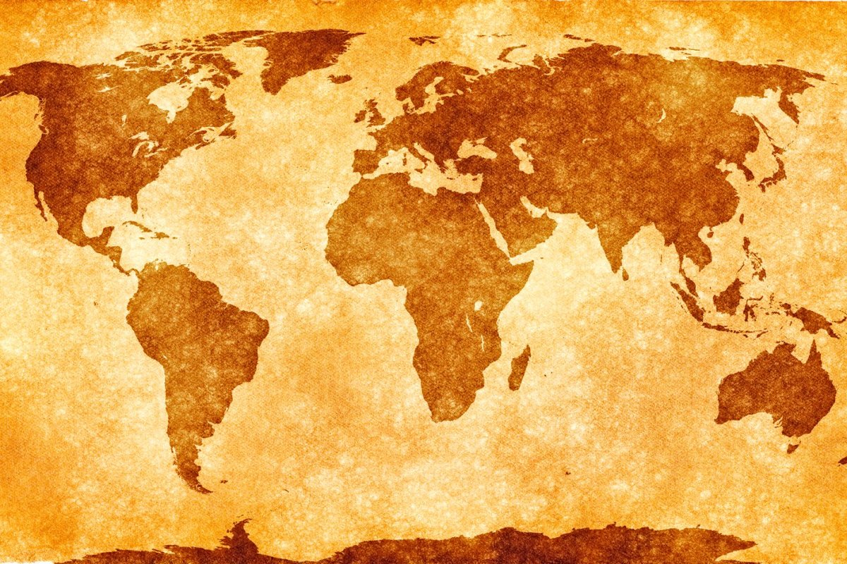 Карта мира фон