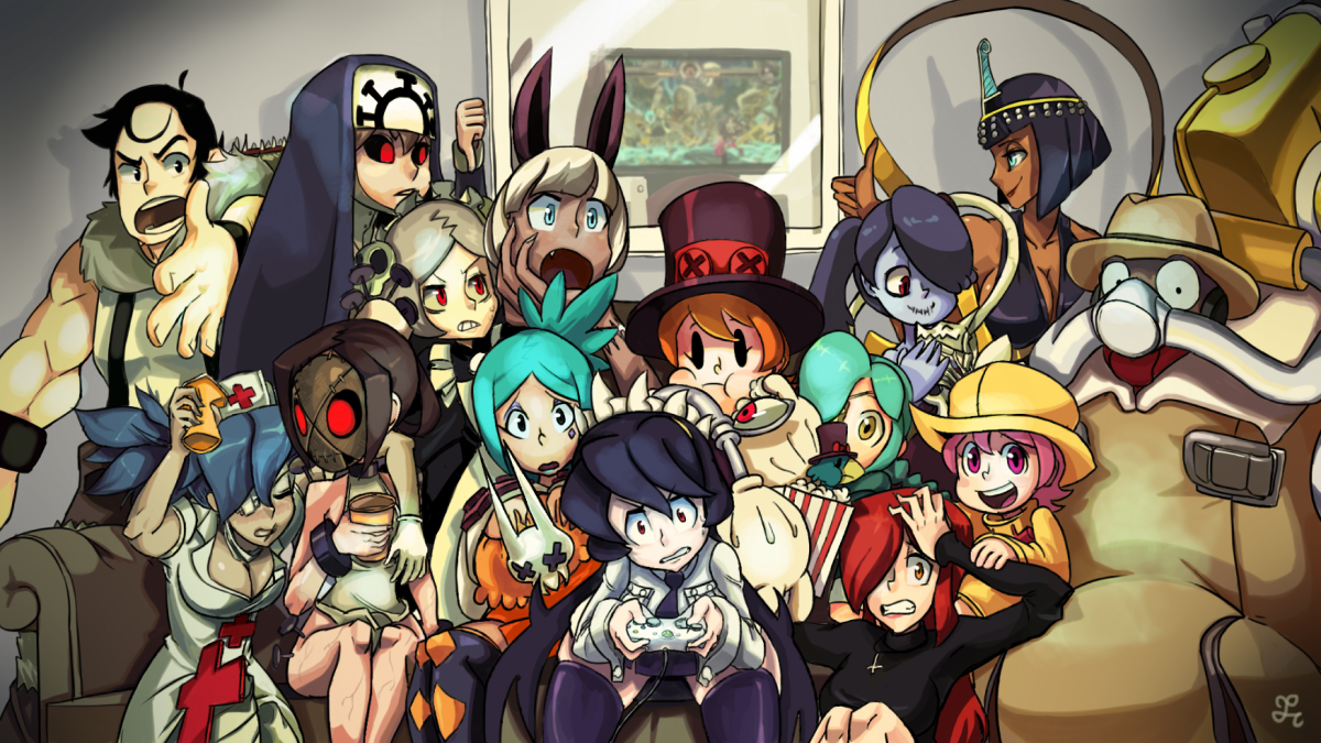 Энни из игры Skullgirls