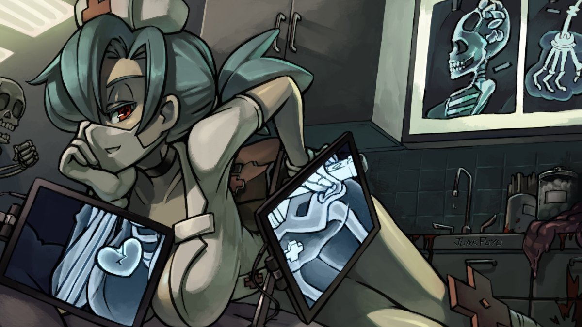 Валентайн Skullgirls арт