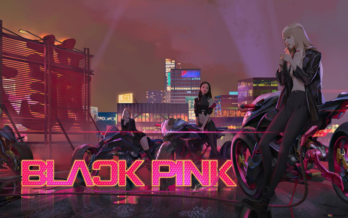 Блэк Пинк арт