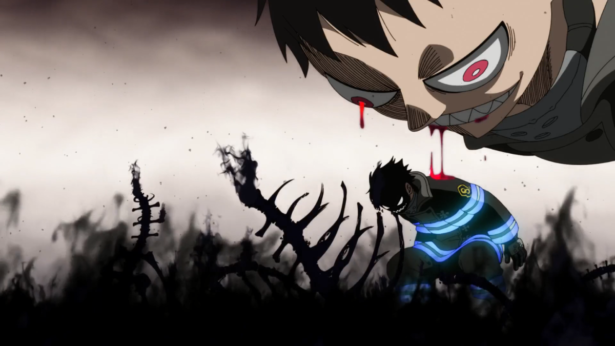 Пламенная бригада пожарных аниме демоны