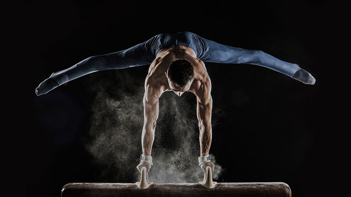 Аниме гимнасты фон презентация