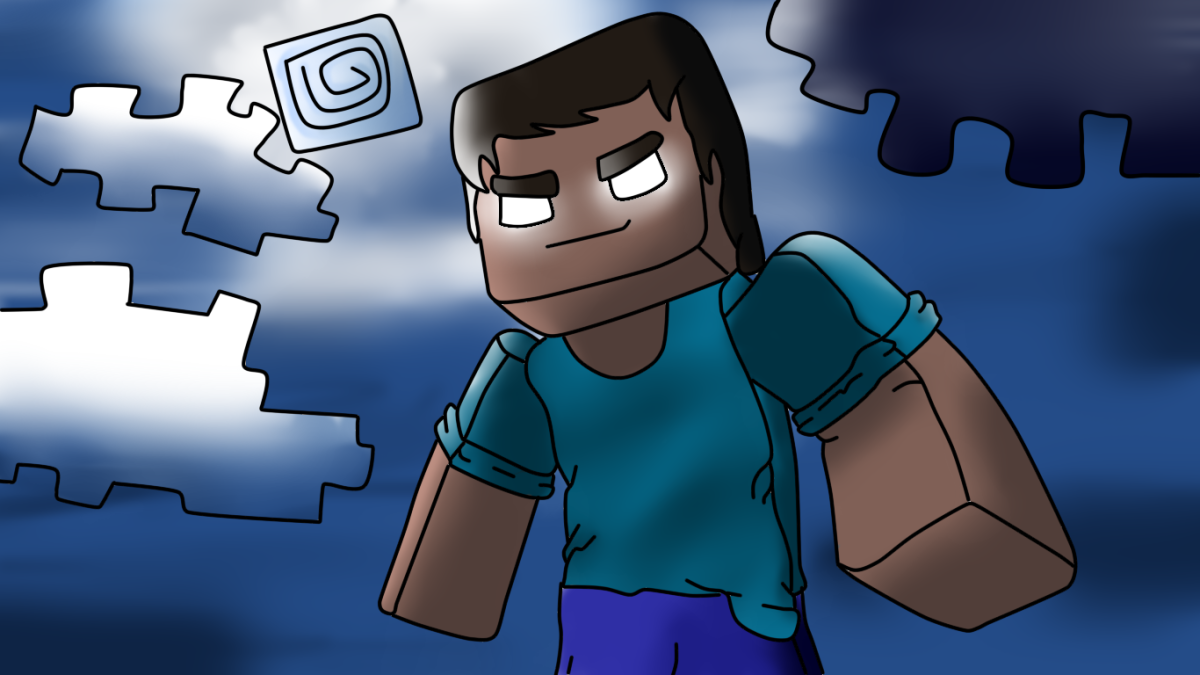 ХЕРОБРИН И Стив в МАЙНКРАФТЕ