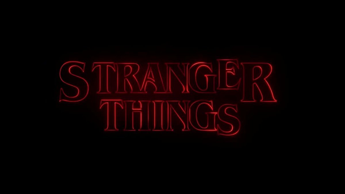 Стренджер Сингс надпись