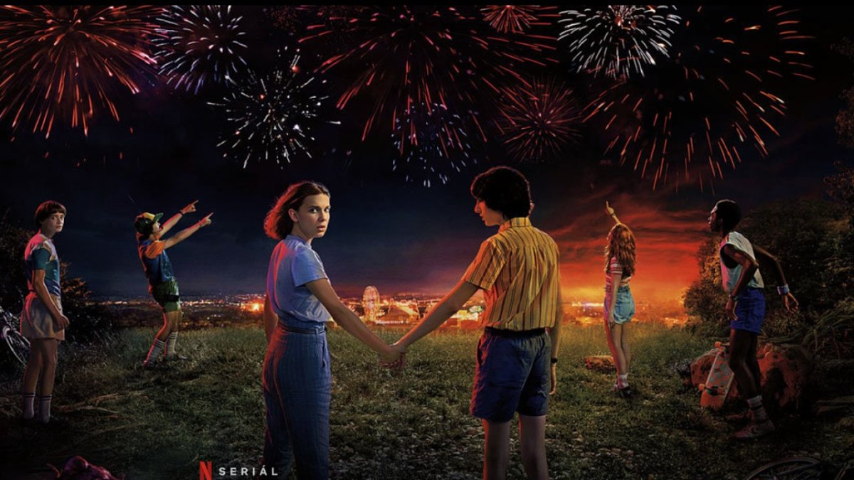 Заставка Нетфликс очень странные дела