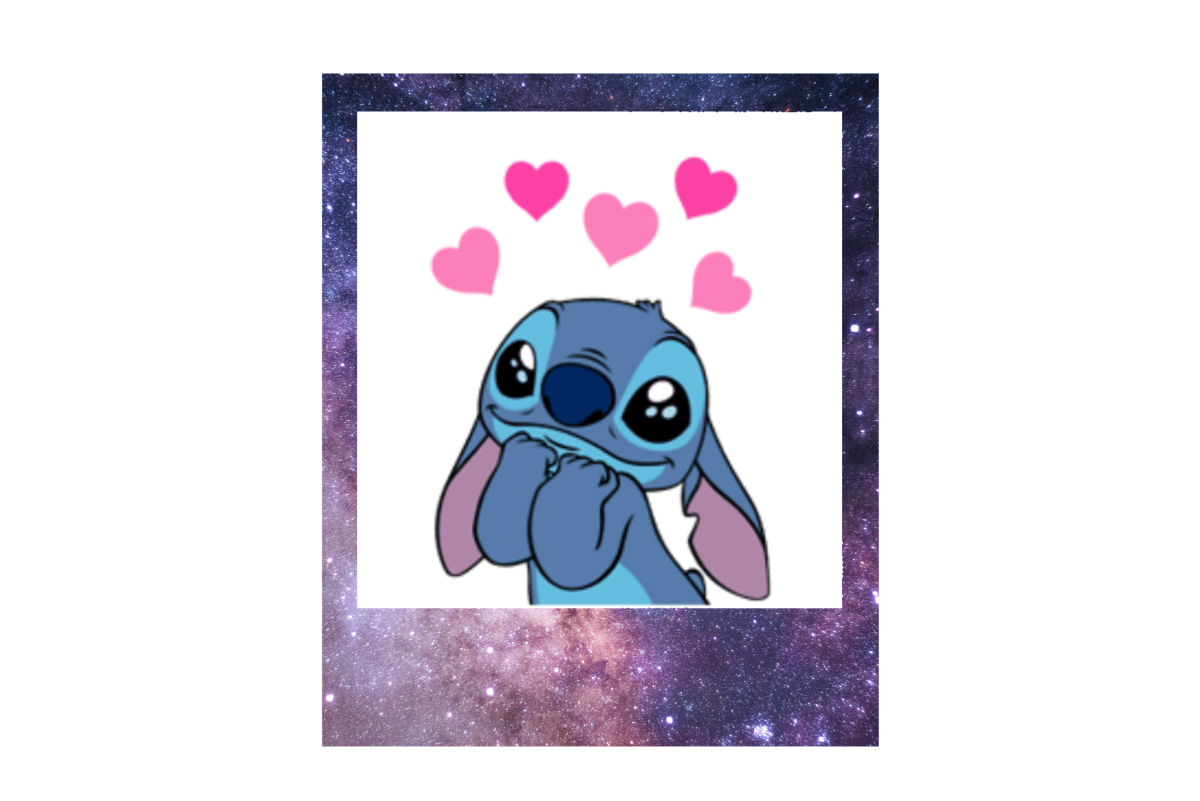 Стич милый обои