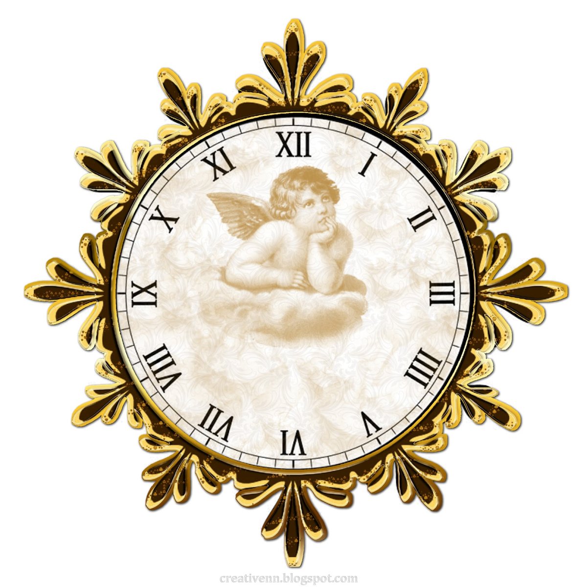 Антикварные циферблаты для декупажа