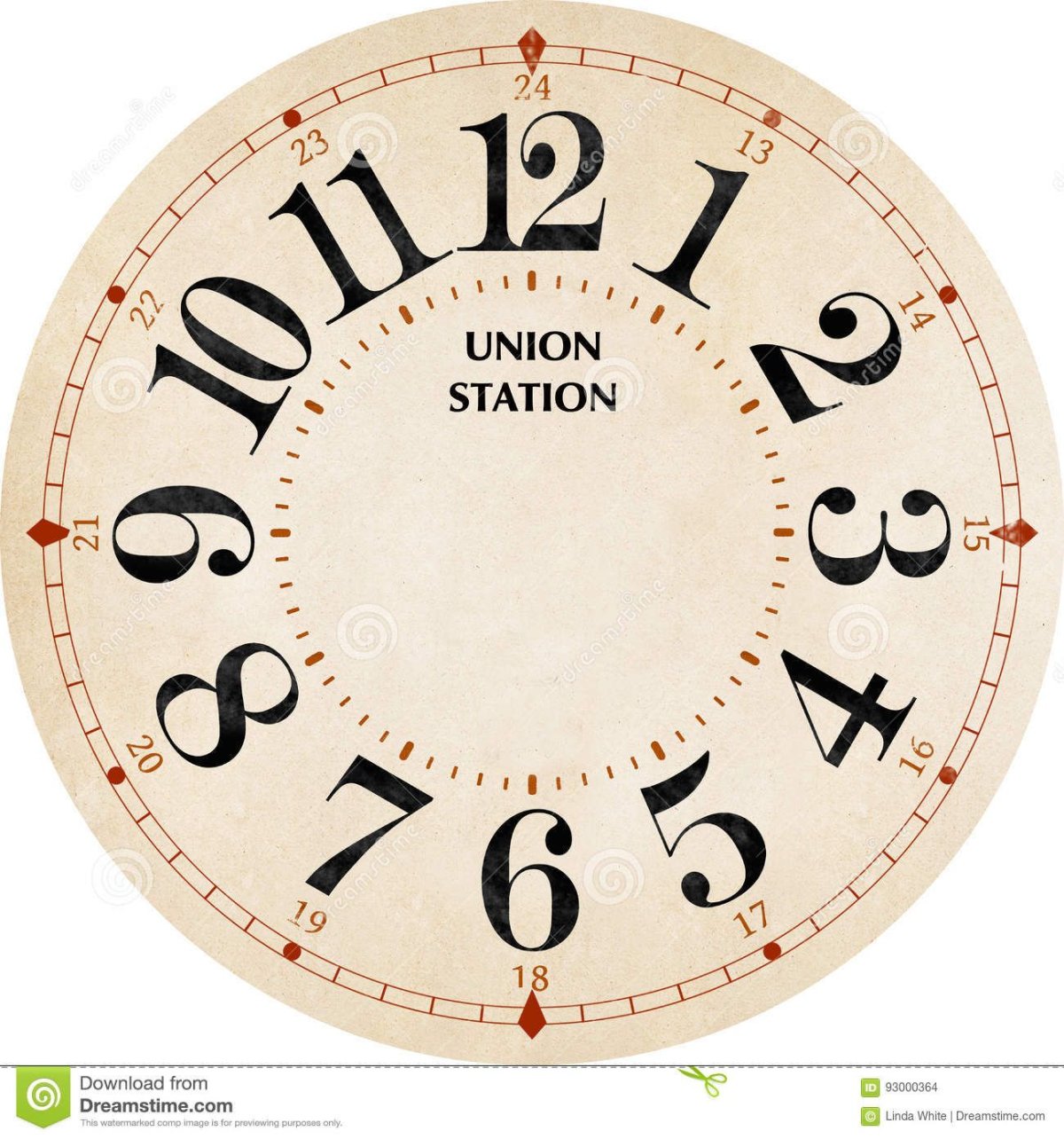 Циферблат часов дерево