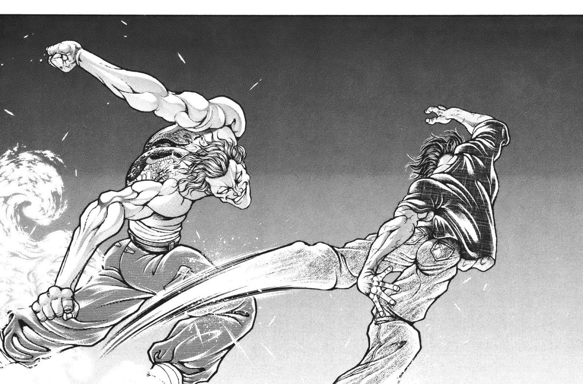 Баки Ханма сын великана