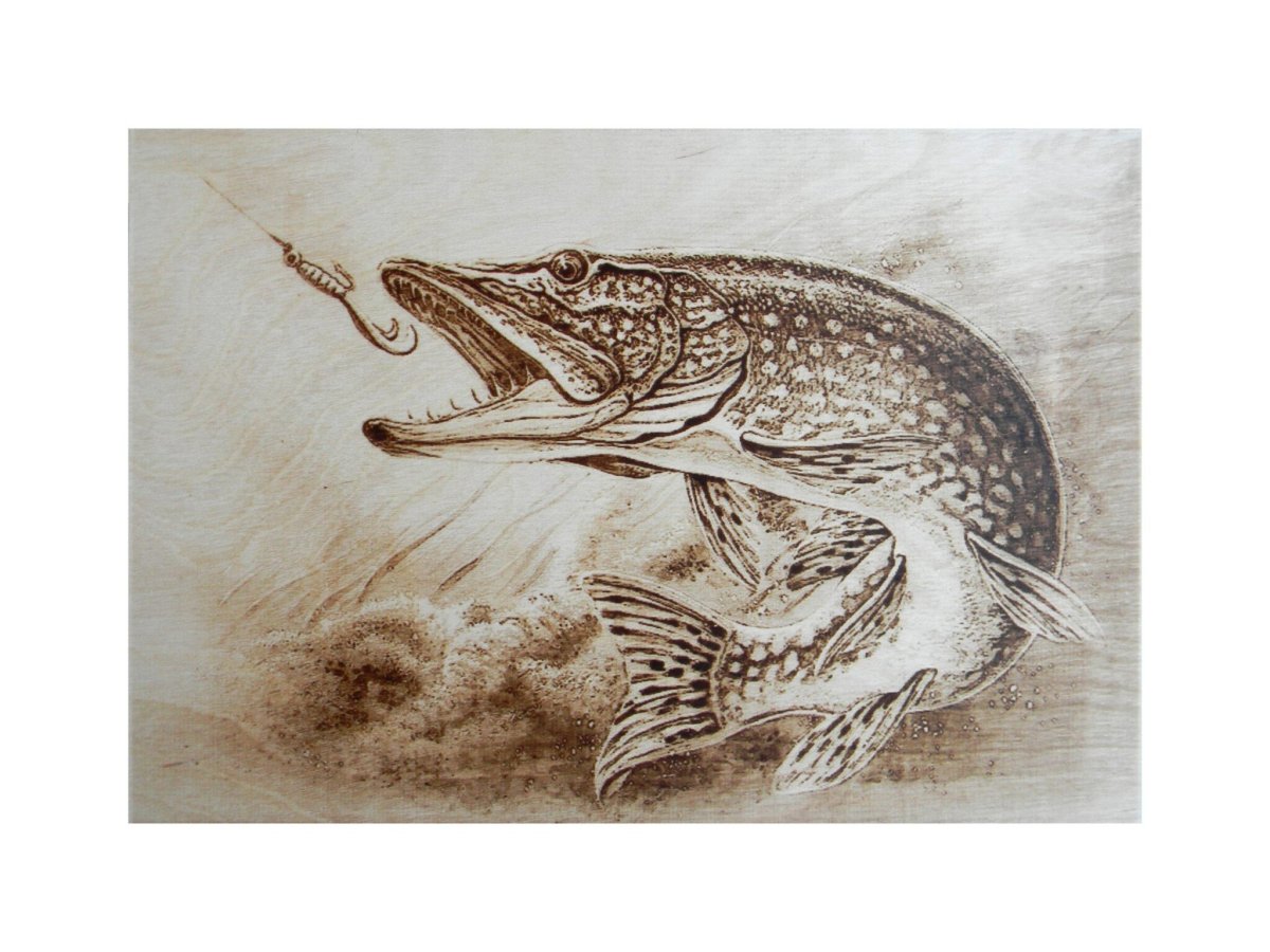 Окунь живопись