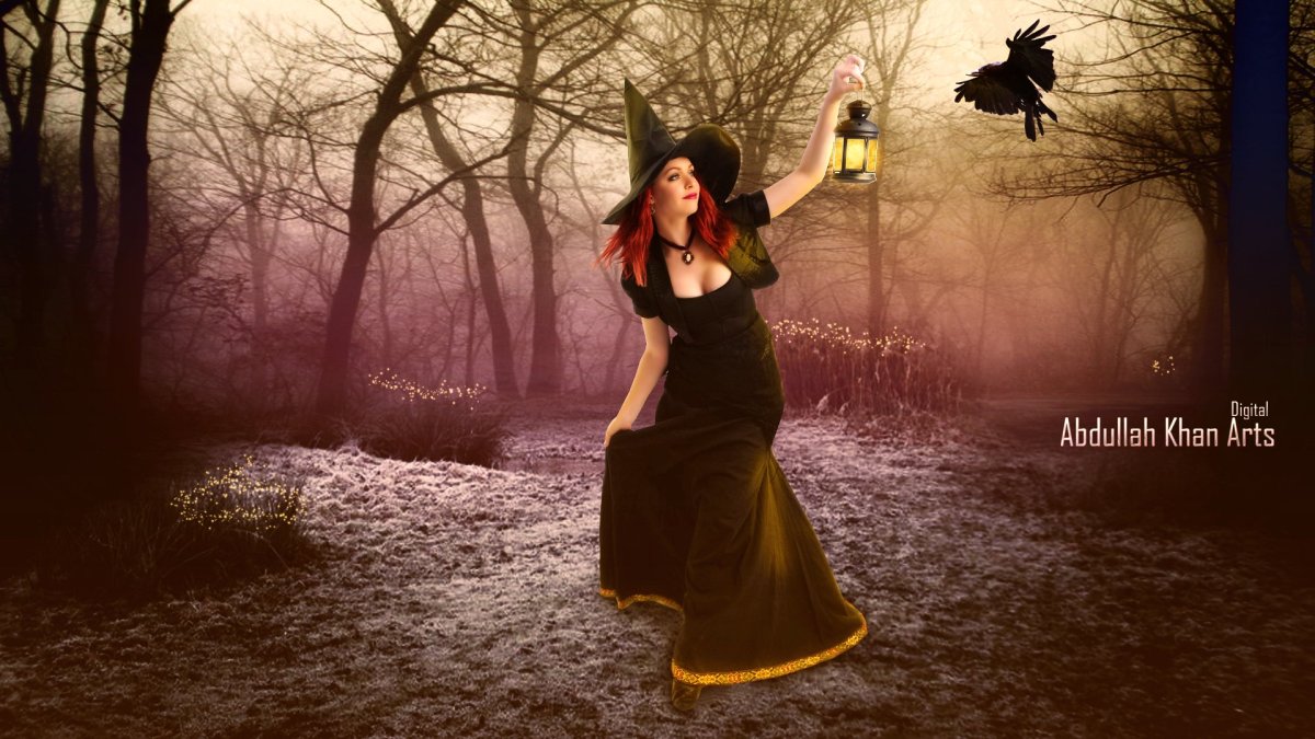 Девушка ведьма