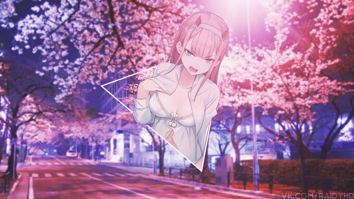 Сакура аниме девушка
