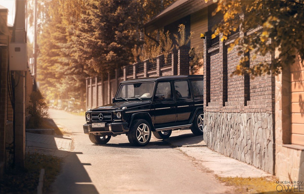 Mercedes Benz g500 чёрный Бандитский