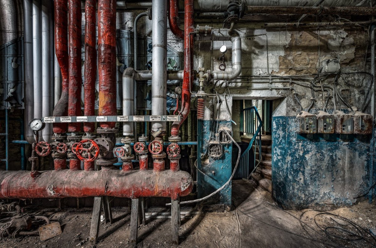 Газовая труба вектор