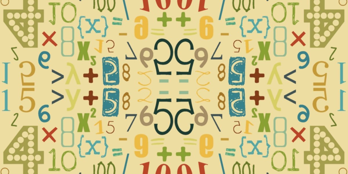 Обои стильная математика