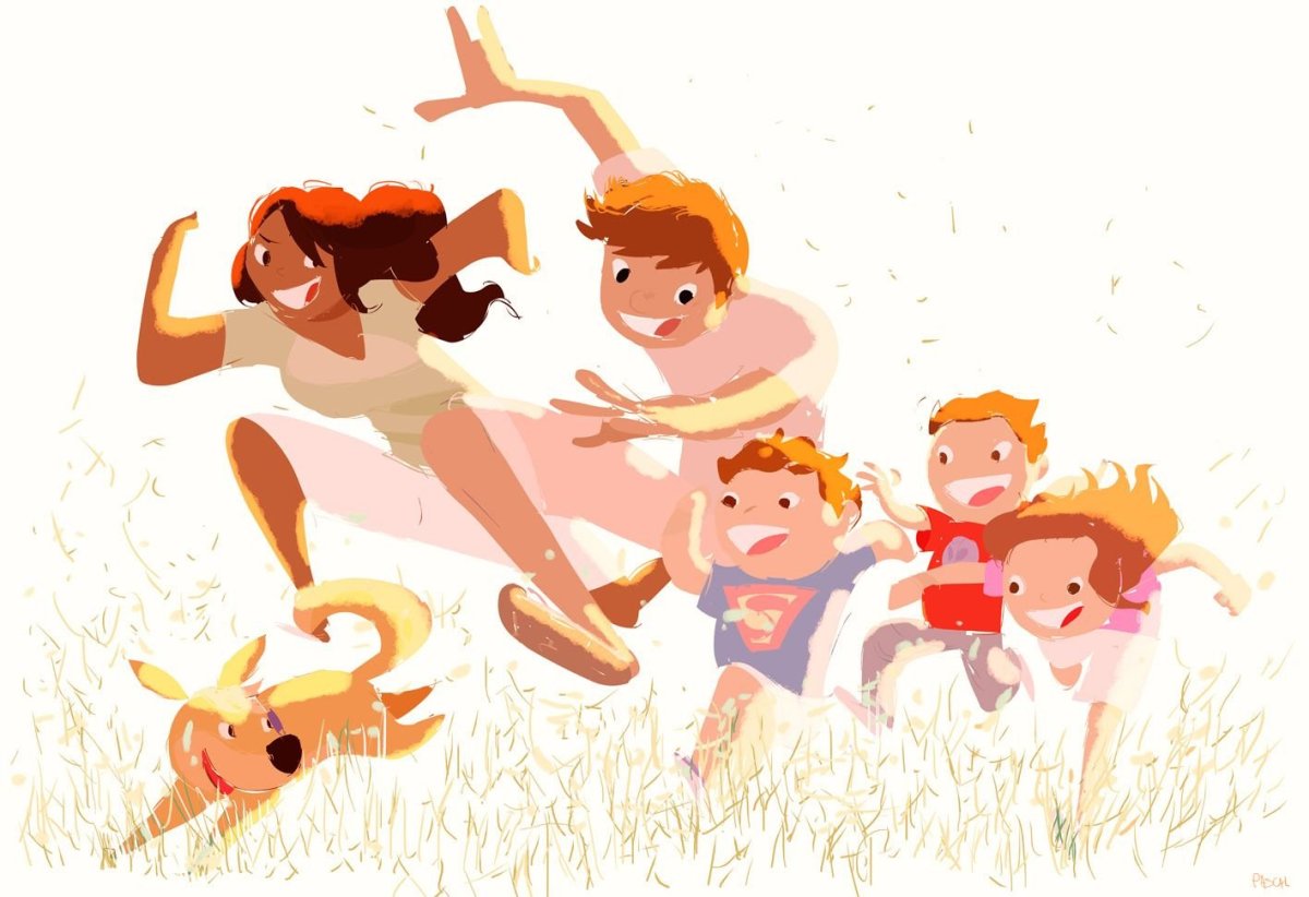 Семьи счастливые моменты