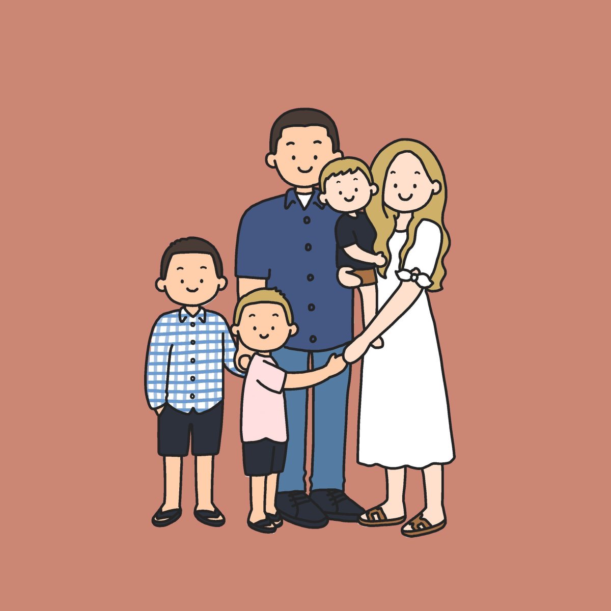 Полноценная семья рисунок