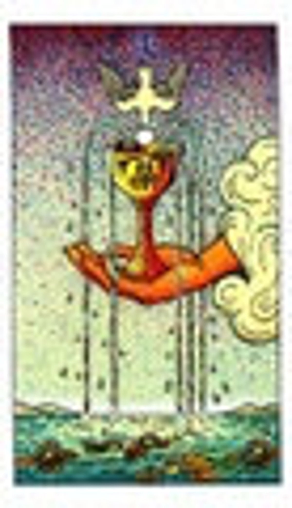 6 Денариев Таро в сочетании