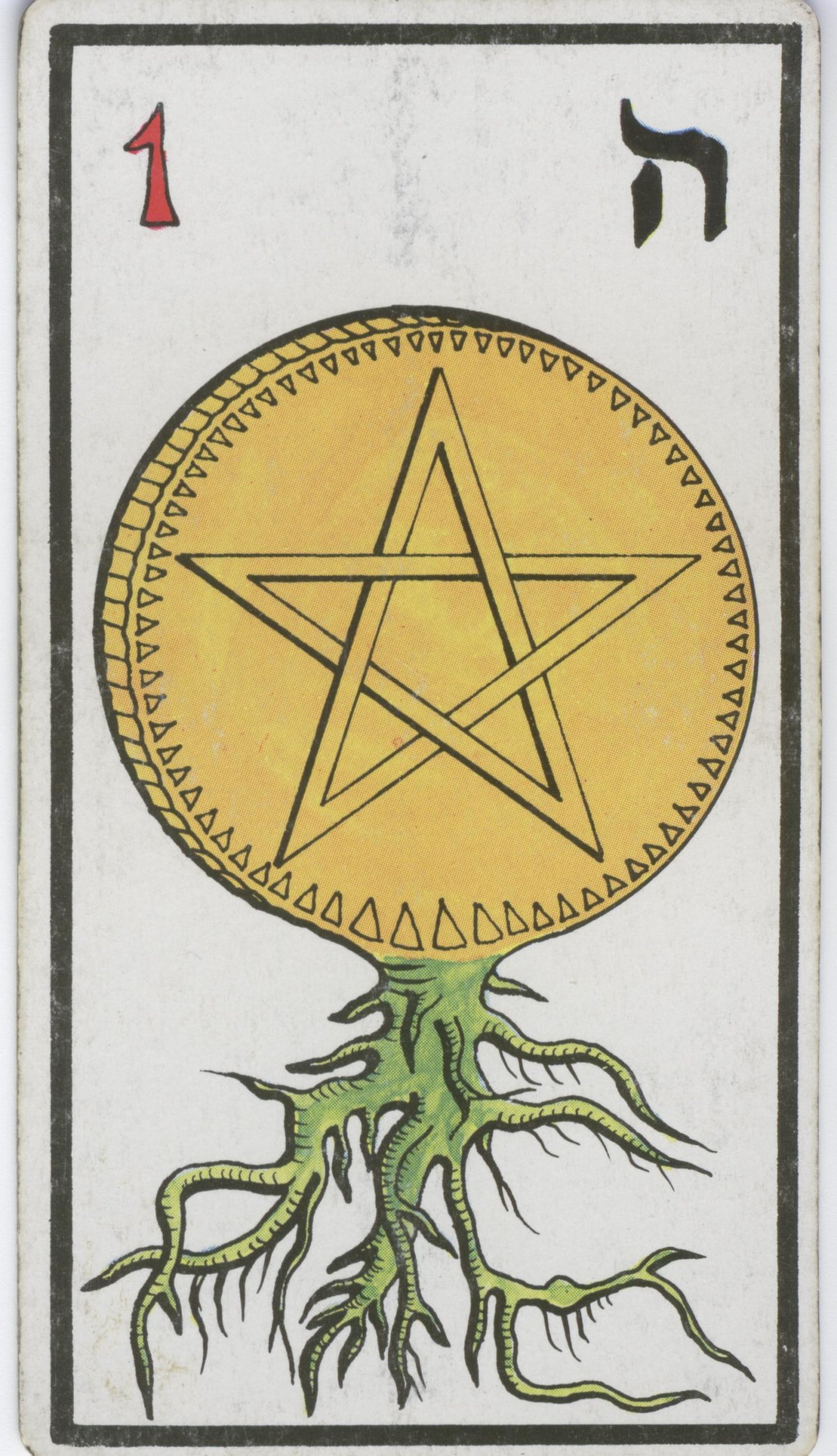 Туз пентаклей эскиз