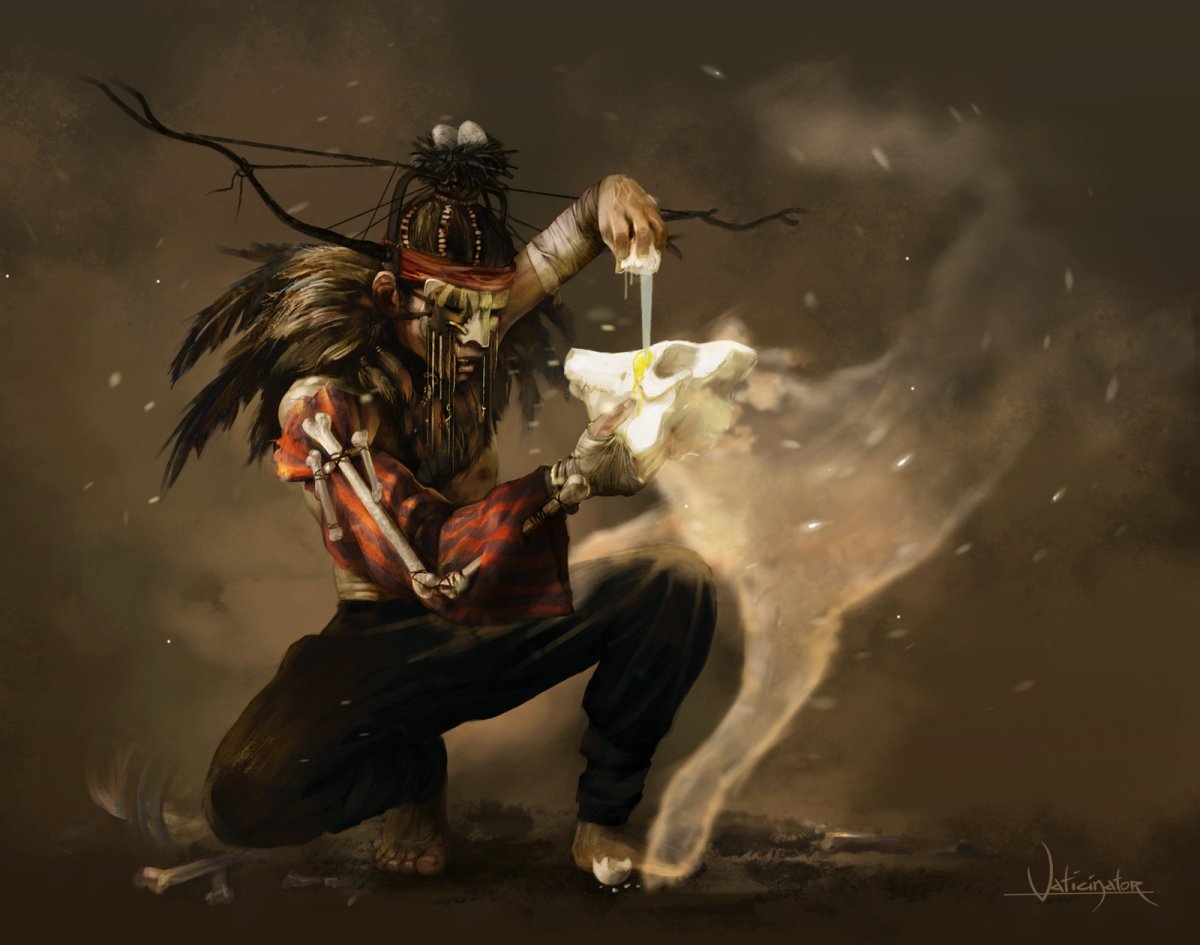 Скандинавская колдунья Вельва