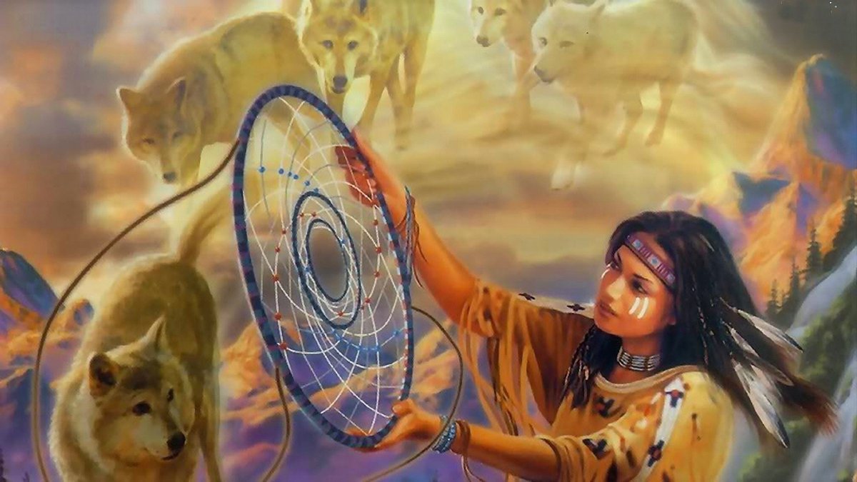 Шаманский бубен арт