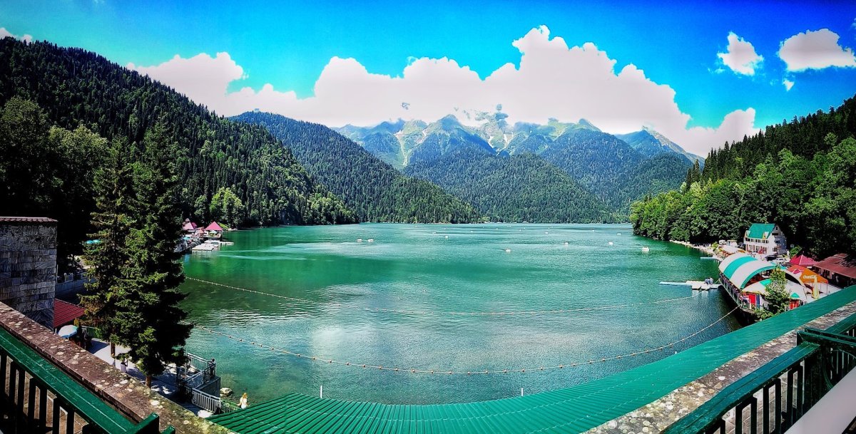 Озеро Рица Абхазия