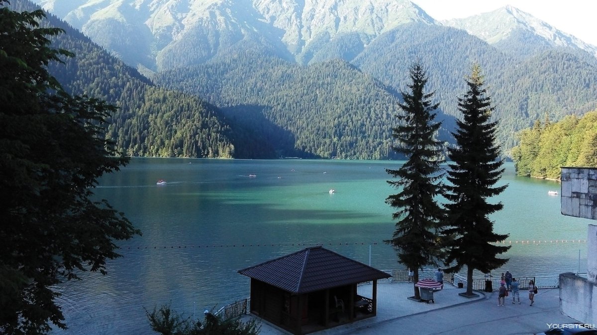 Озеро Рица 1920 1080