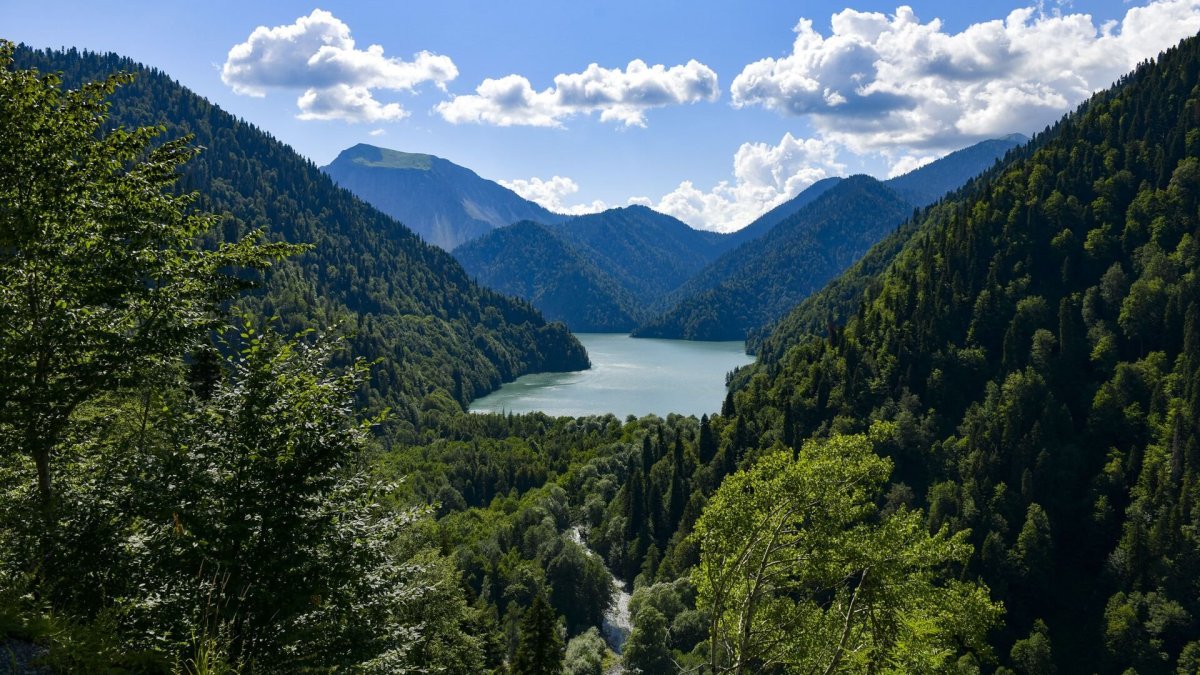 Озеро Рица Абхазия