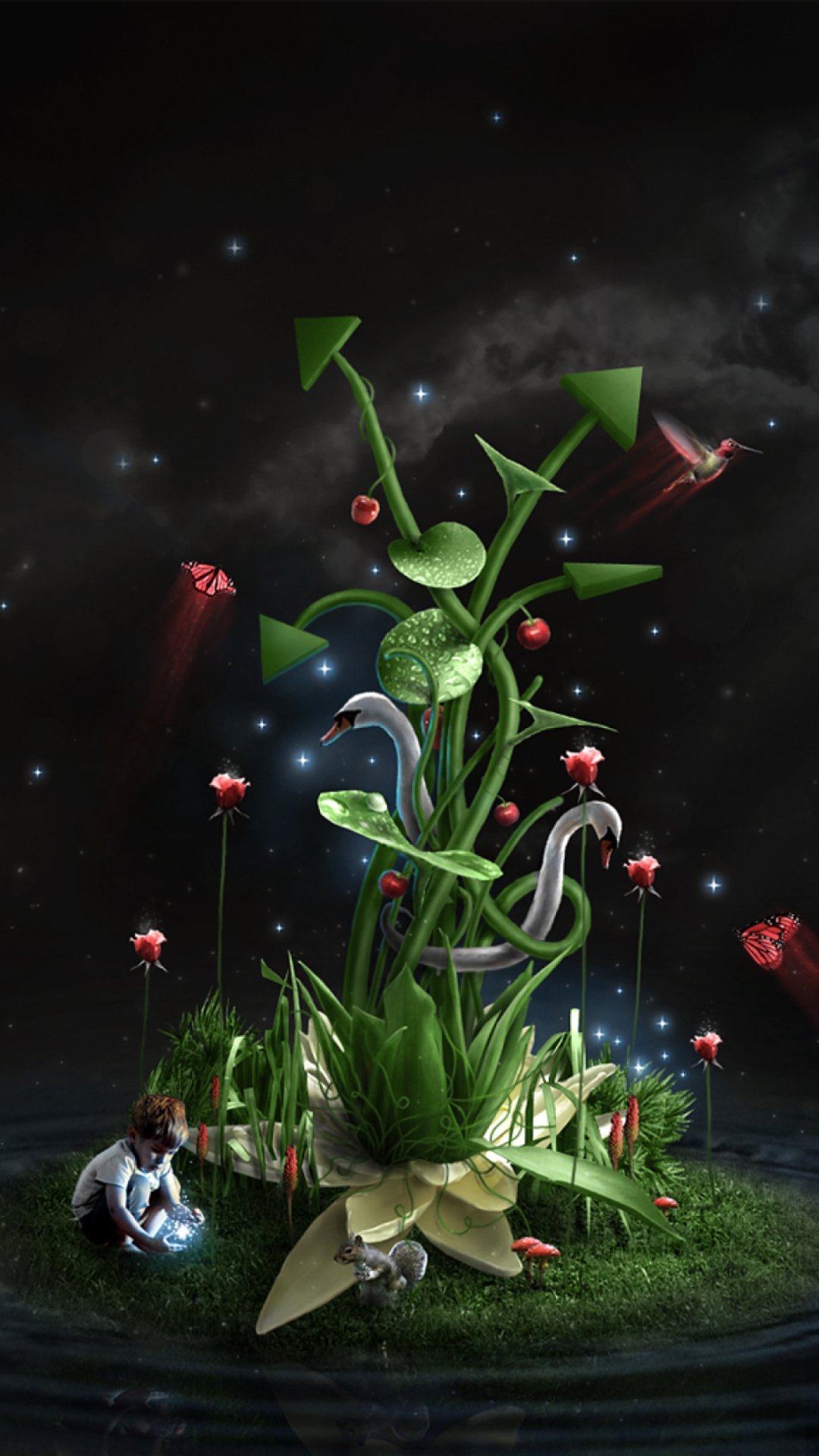 Абстракция на экран смартфона