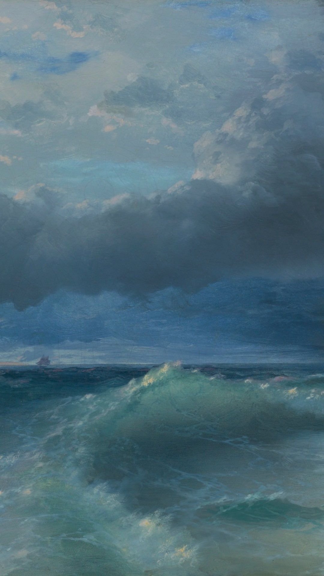 Aivazovsky ships near the Coast 1886