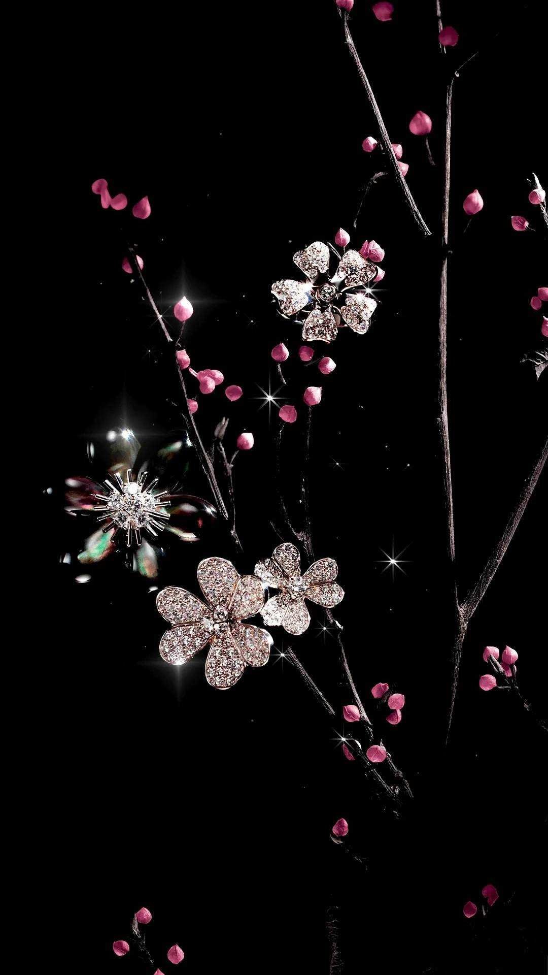 Обои вертикальные цветы