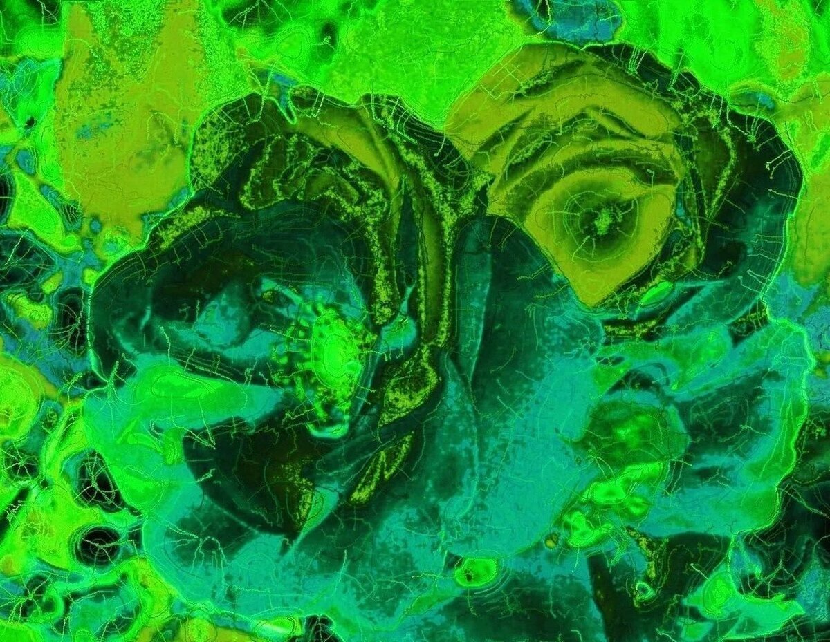 Зеленый цвет Эстетика малахит