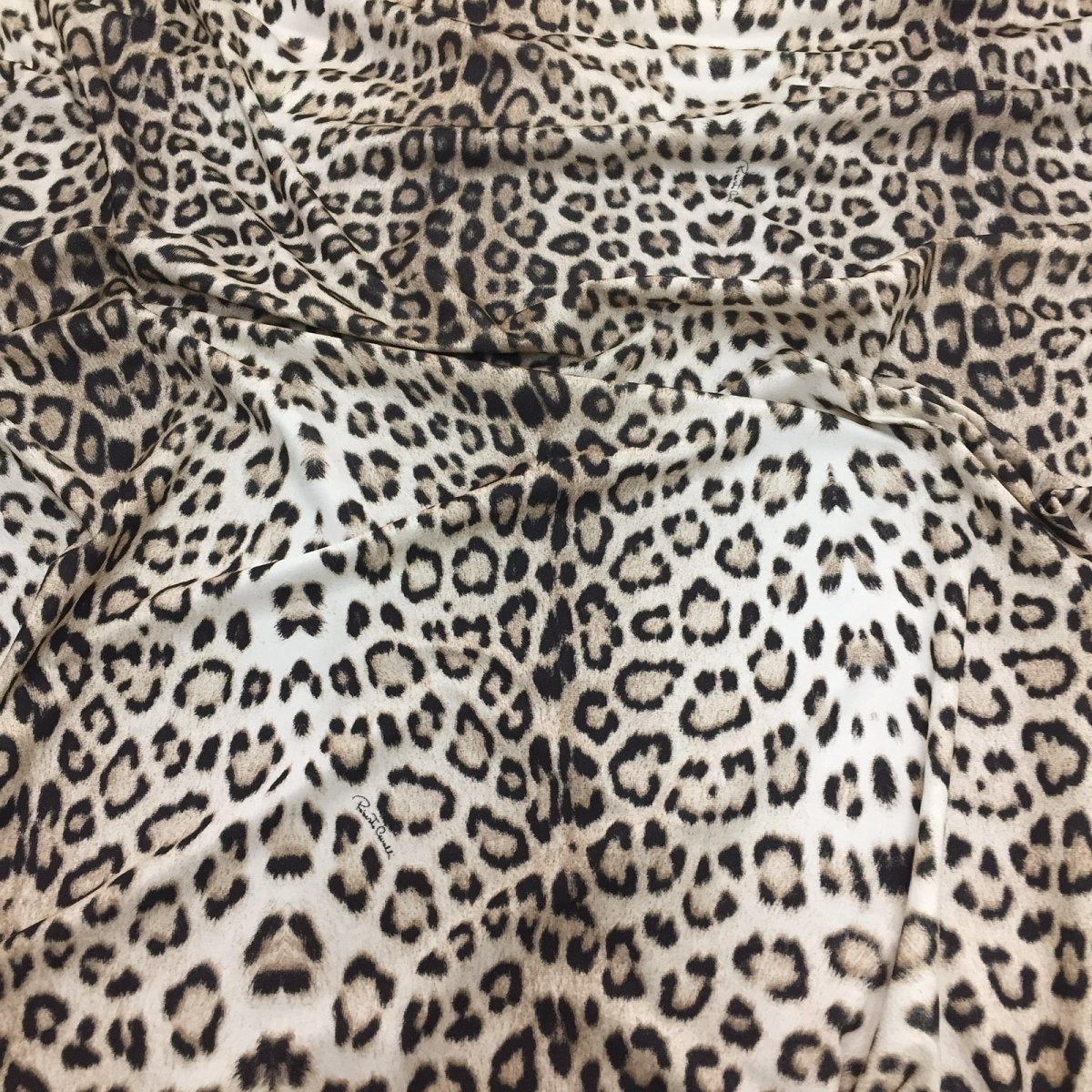 Вискоза леопардовый принт Роберто Кавалли