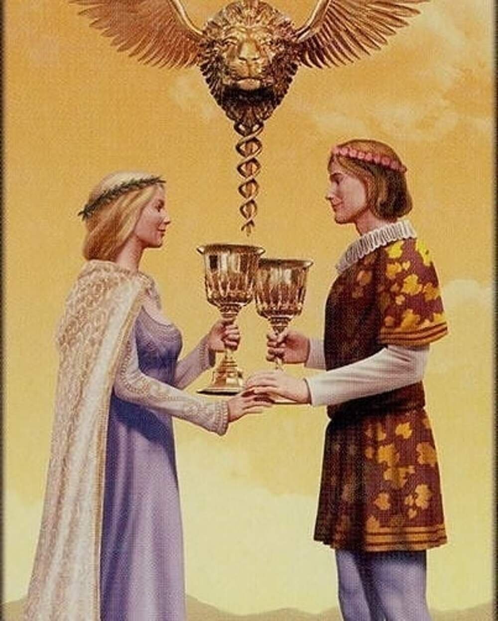 Двойка кубков Таро