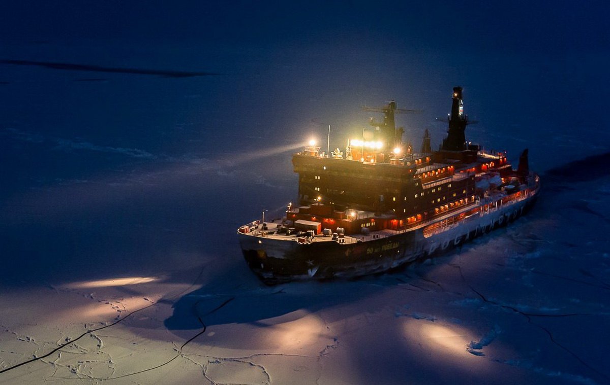 50 Лет Победы атомный ледокол