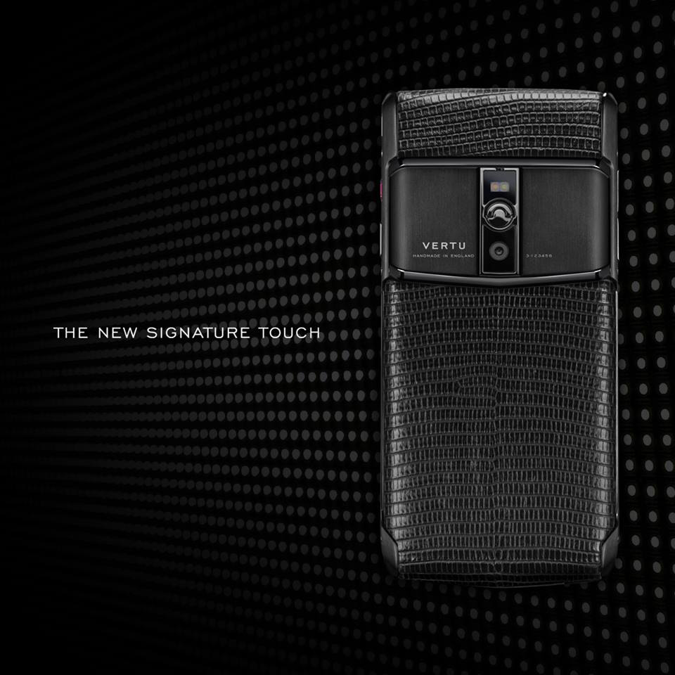 Vertu Signature Touch Lizard