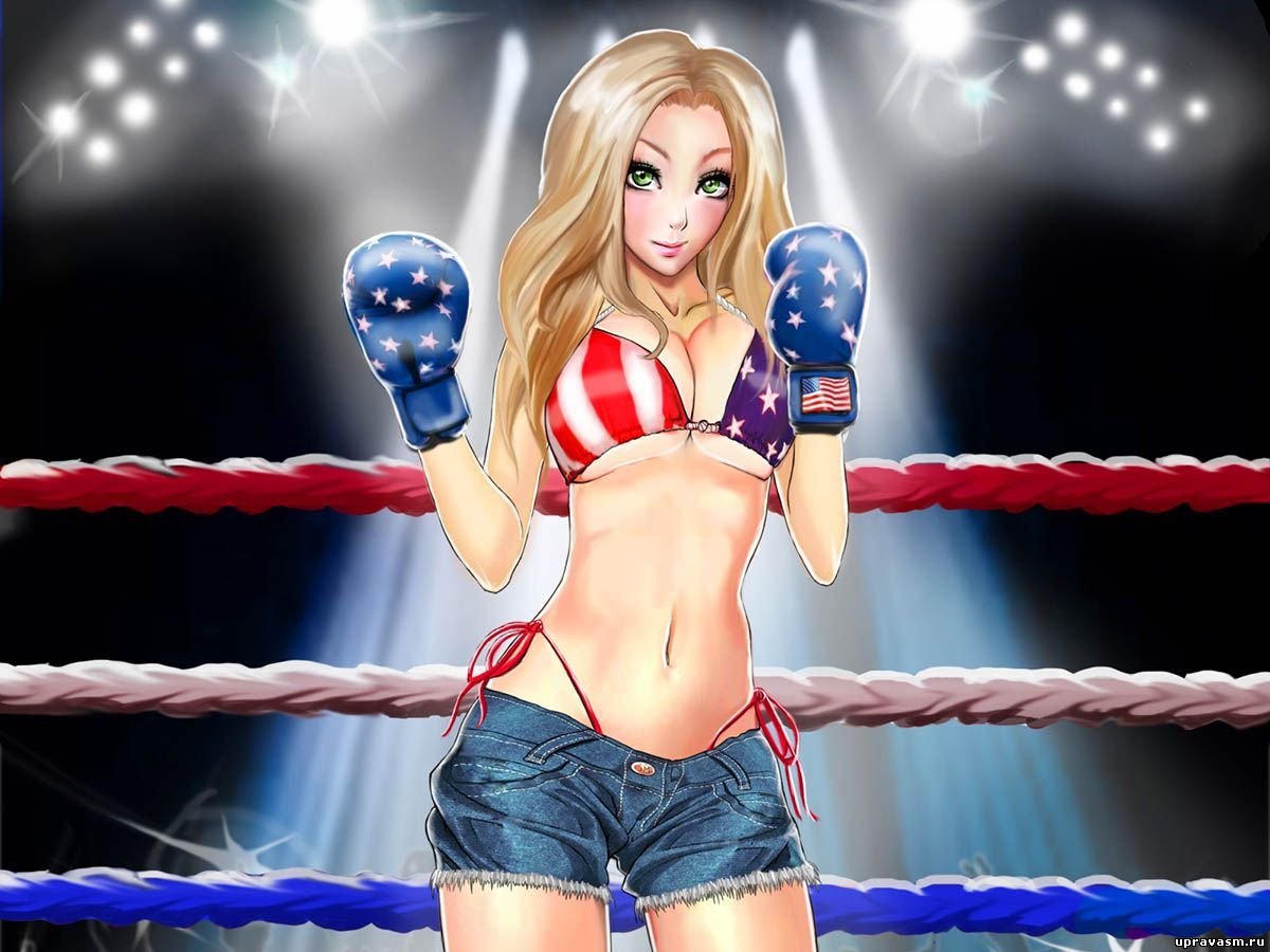 Боксёры девушки аниме