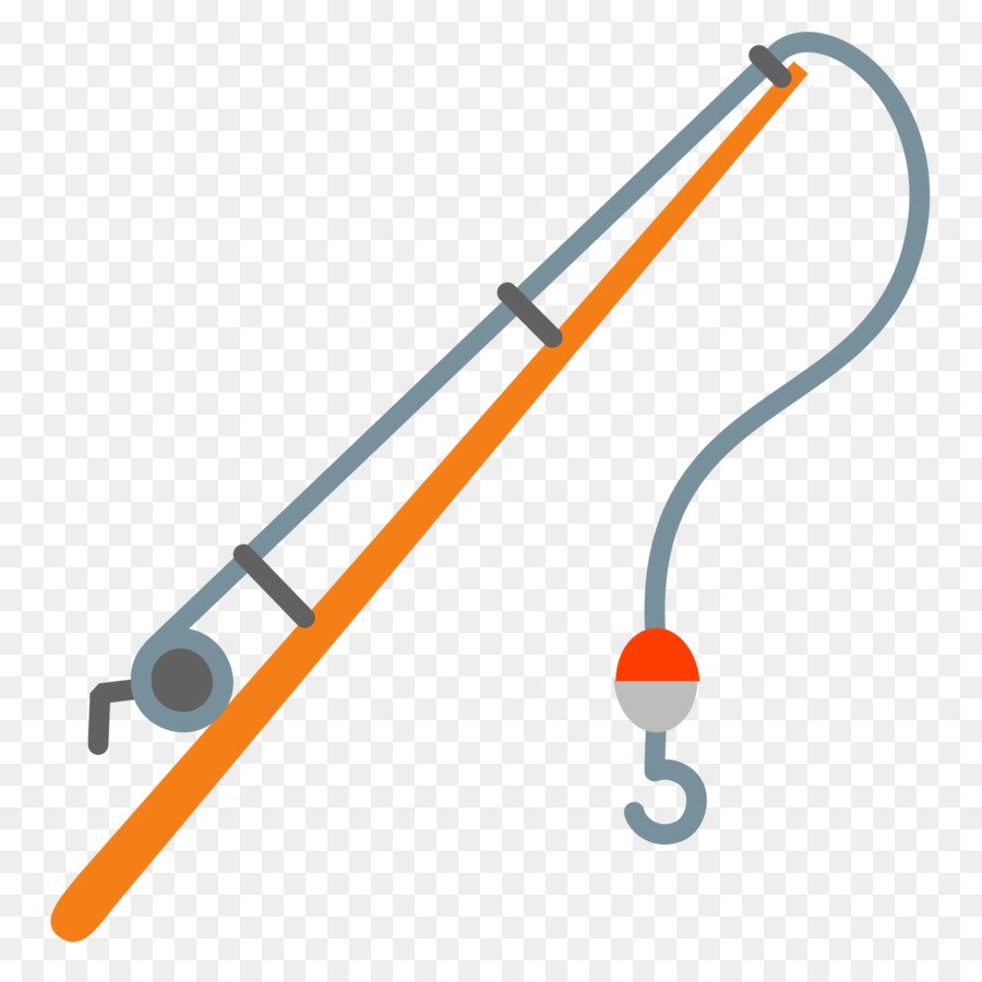 Удочка на прозрачном фоне