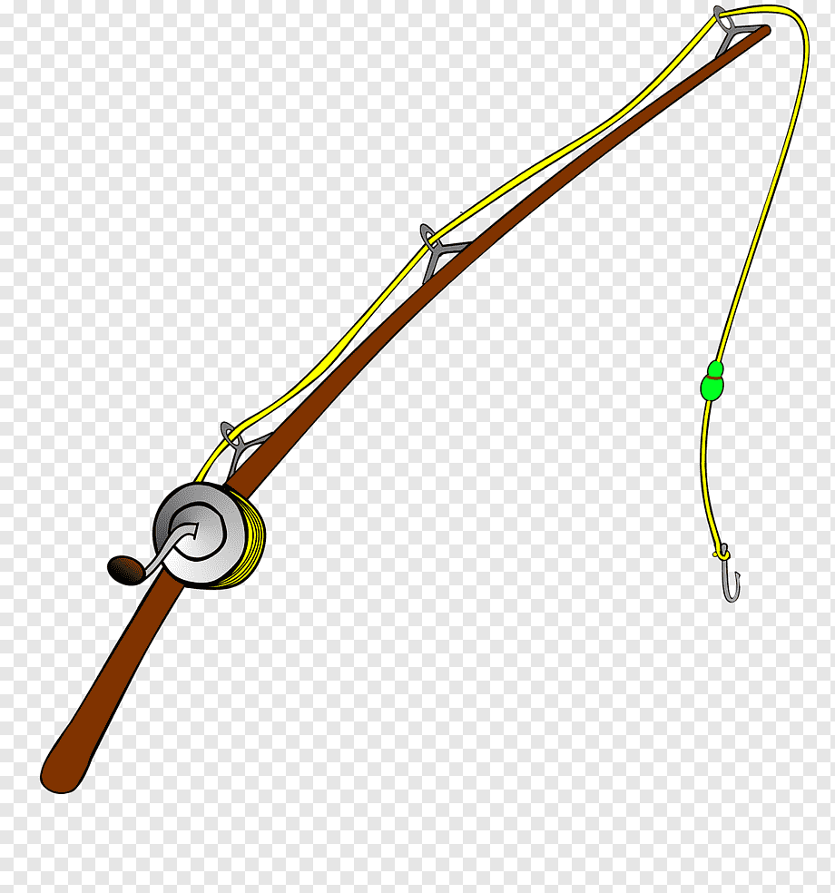 Удочка рисованная