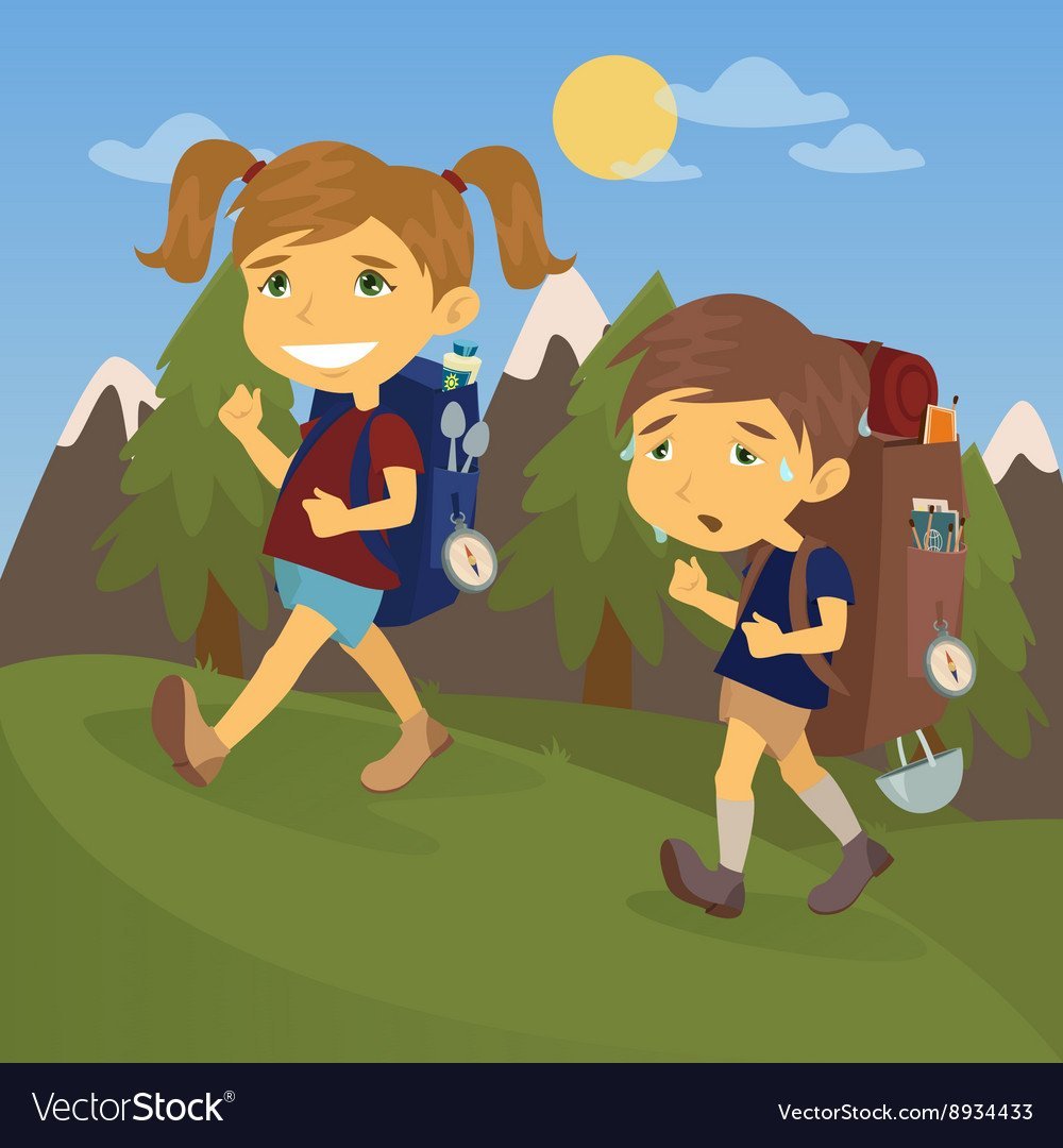 Ребенок с рюкзаком иллюстрация