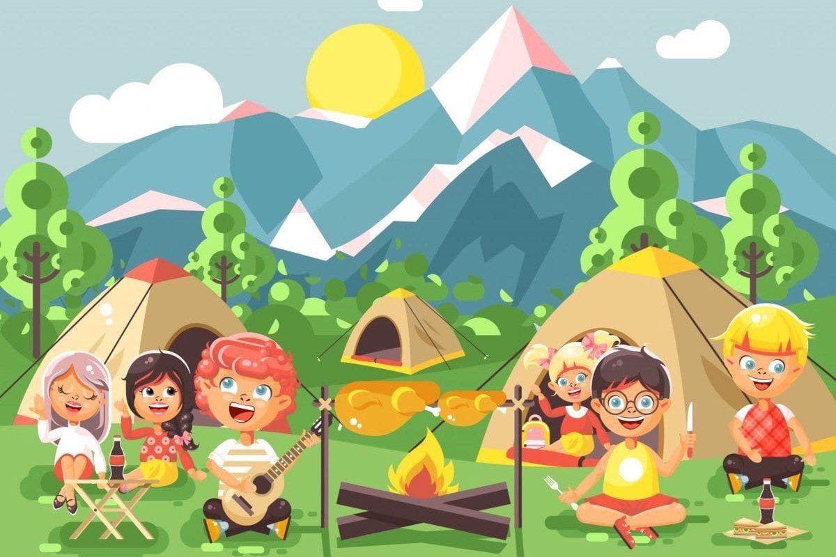 Турист иллюстрация