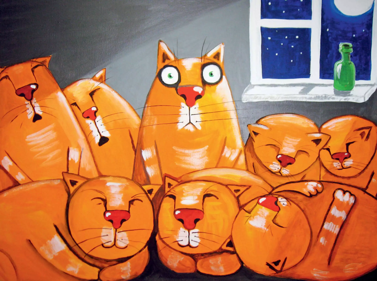 Вася Ложкин кто котеночка обидел картина