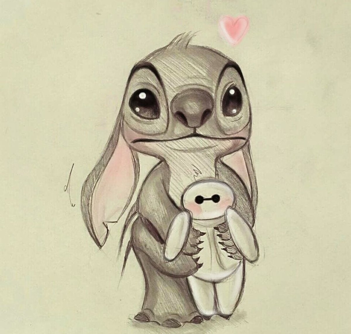 Стич для срисовки легкие