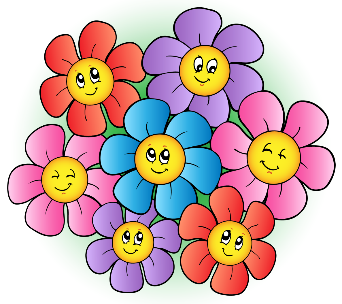 Веселый цветочек. Цветы мультяшные. Цветочки для детей. Разноцветные цветочки. Цветочек рисунок.